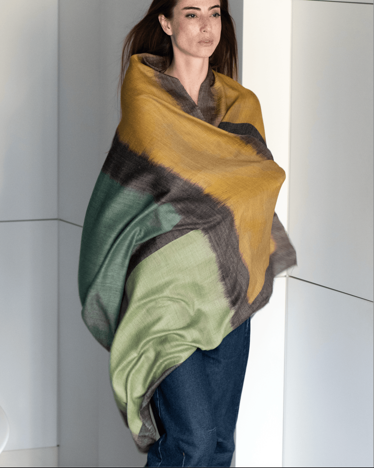Xale CASHMERE IKAT