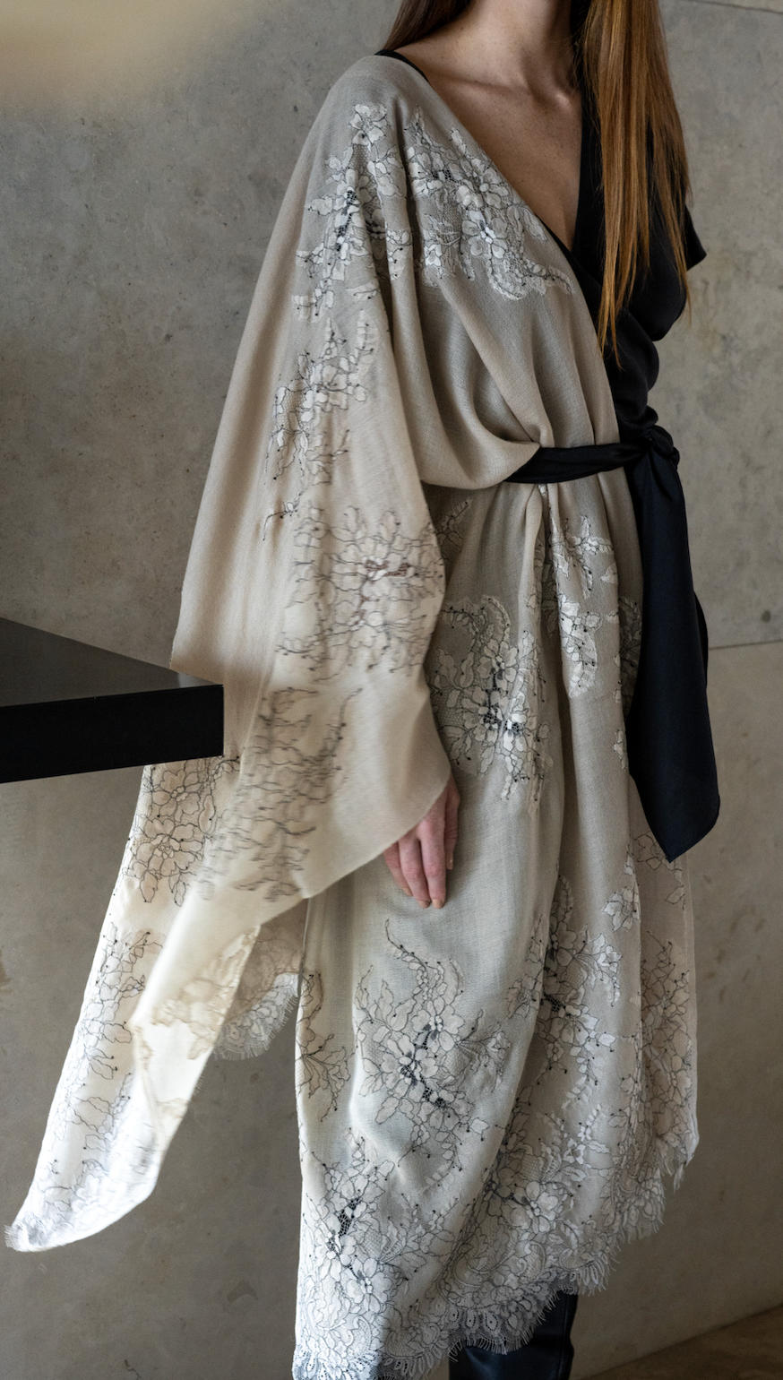 Xale Renda CLÀSSICO merino off