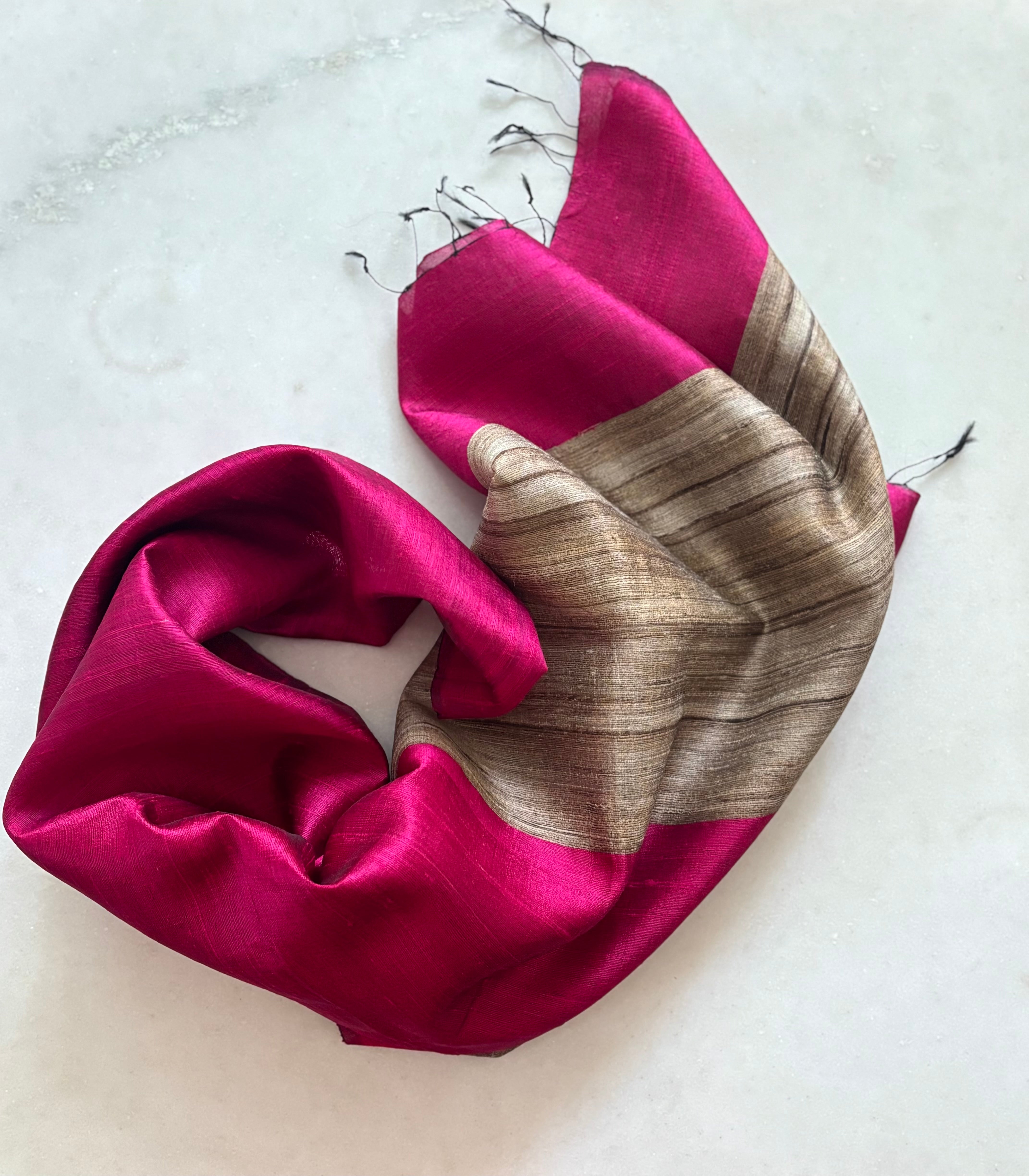 Xale TUSSAR  fuchsia