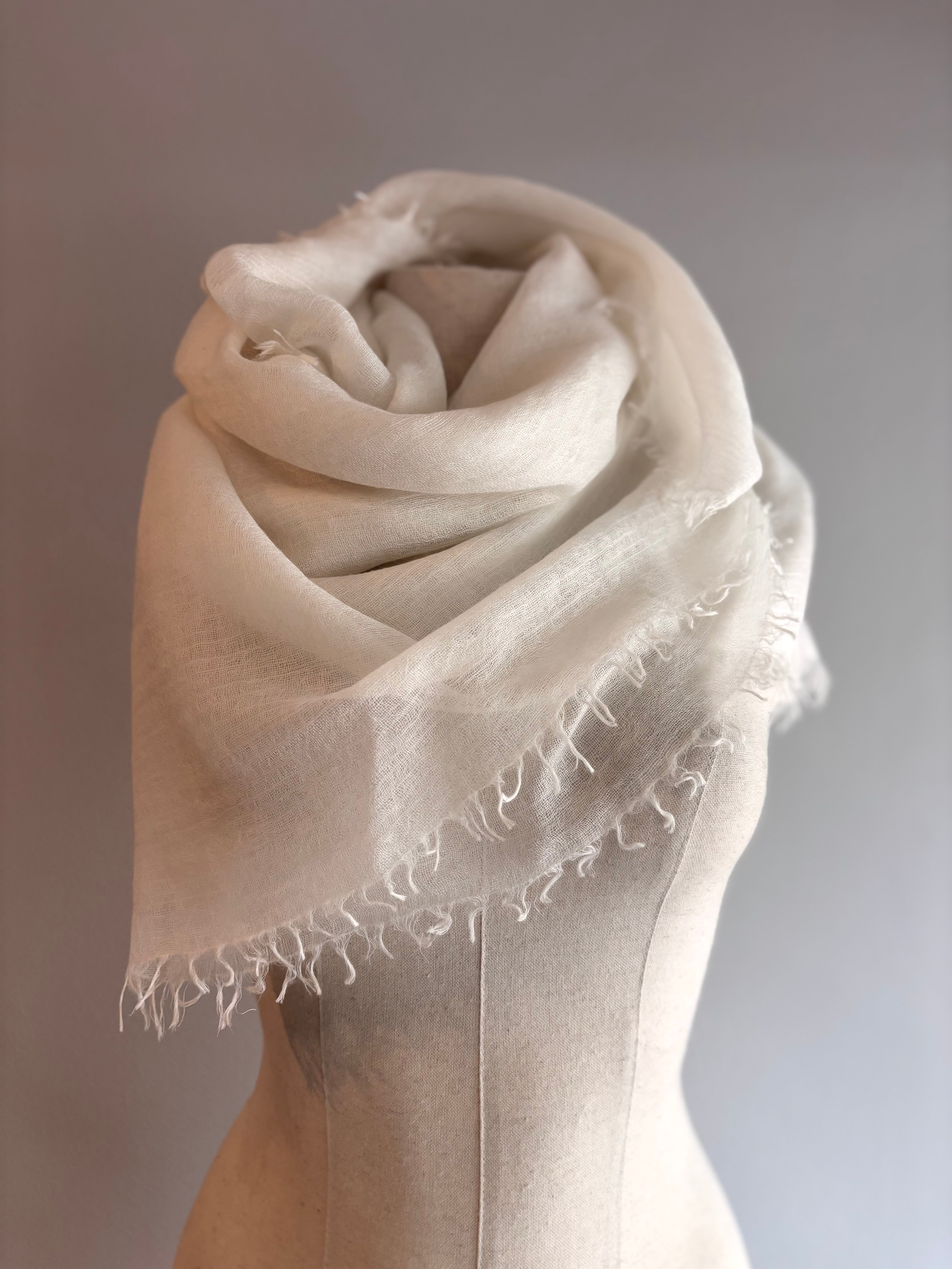 Xale GAZE CASHMERE off white