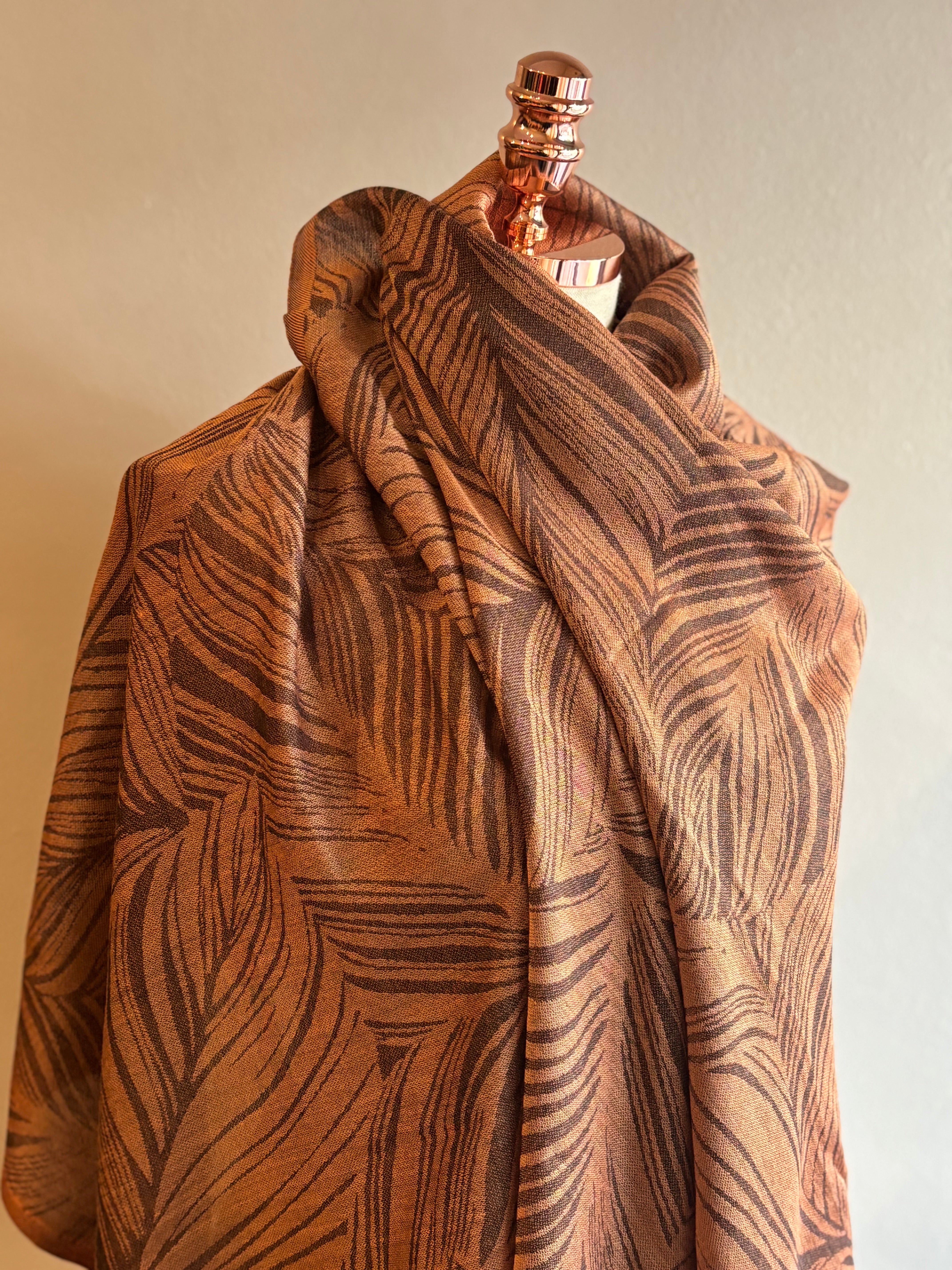 Xale Merino PALMEIRA telha